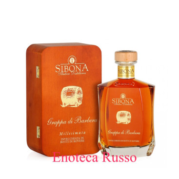 GRAPPA DI BARBERA SIBONA 2012 RISERVA SPECIALE CONFEZIONE LEGNO